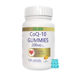 Yami מזון כיתה ויטמין <span class=keywords><strong>b12</strong></span> coq10 תמצית צמחים אנרגיה גימומים 60 לספור טבעוני תוספי בריאות הלב נוגד חמצון - Product Image 1