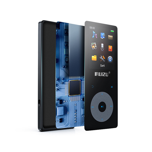 RUIZU Multi-language 5.0 Mp3 Music Player Walkman with Voice Recorder Touch Button Support ODM/OEM