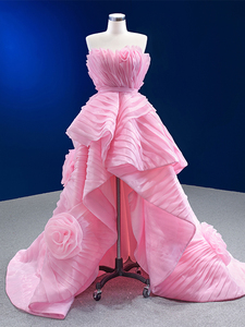 RSM67567 2022 Nouvelles Robes de Soirée Sexy et Élégantes Rose à Traîne pour Femme - Product Image 4