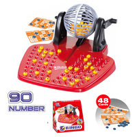 Jeu de société BGL 90 balles/24 cartes machine de loterie de couleur unie/bingo Lotto Machine de jeu Bingo jouets pour enfants