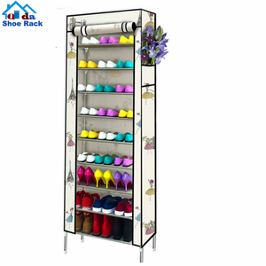Casera accesorios de metal de bambú de alta calidad <span class=keywords><strong>zapatos</strong></span> de rack - Product Image 5