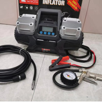 F400L Heavy-duty Multi-functional Fast Inflation 4-cylinder 200PSI ABS Air Compressor Tire Inflator Digital Pressure Gauge for