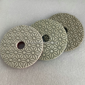 <span class=keywords><strong>Polisseuse</strong></span> flexible humide de 100mm de diamètre avec outil de meulage de pierre à main OEM personnalisable en 3 ou 7 étapes avec tampons de polissage - Product Image 2