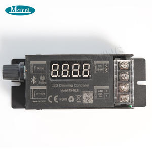 DC 12V 24V sans fil 2.4G RF LED bande lumineuse monochrome LED contrôleur <span class=keywords><strong>variateur</strong></span> - Product Image 2