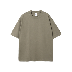 2023 304G新デザイン高級tシャツコットンルースフィットリトルドロップショルダーブランドブランク特大男性tシャツ - Product Image 5
