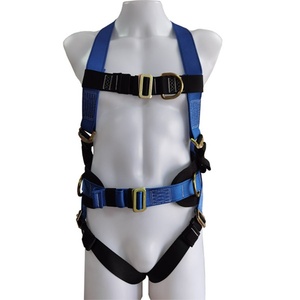 Ceinture de sécurité anti-chute VOLT pour électricien, usage extérieur, <span class=keywords><strong>corps</strong></span> entier, avec double <span class=keywords><strong>corde</strong></span>, double crochet, sangle <span class=keywords><strong>en</strong></span> polyester, capacité 300 kg - Product Image 1