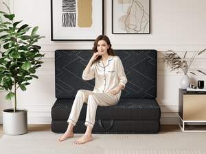 premium mattress tatami floor portable <strong>camping</strong> mattress foldable folding double tri fold trifold sleeping <strong>matress</strong> with cover - Product Image 6