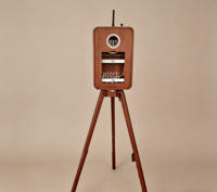 Zhenyin – Cabine photo rétro en bois de haute qualité, compatible SLR, pour mariages et événements