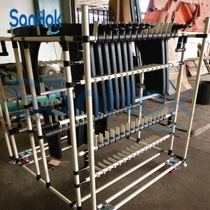 0,8/1,0/1,2/1,5/1,8/2,0mm de espesor Anti-estática gravedad azul ABS recubierto hacia el tubo de <span class=keywords><strong>flujo</strong></span> Rack para FIFO Rack - Product Image 3