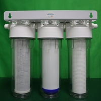 10 pouces maison 3 étages installateurs d'eau alcaline pré système de filtre à eau membrane d'ultrafiltration filtre purificateur d'eau uf