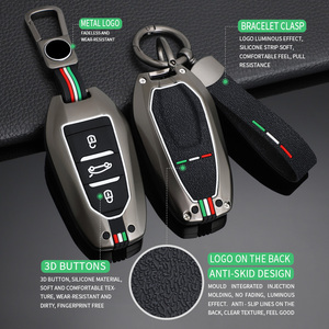 Coque de clé de voiture intelligente à rabat en alliage de Zinc pour <span class=keywords><strong>Peugeot</strong></span> 208 2008 301 308 508 5008 RCZ <span class=keywords><strong>Expert</strong></span>/citroën c-elysee C4-Cactus C3 Light - Product Image 3