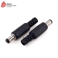 Prise d'alimentation CC DC022B, adaptateur en cuivre, interface femelle pour panneau 5,5-2,1 mm/2,5, prise femelle 3,5-1,35 mm pour connexions de fils