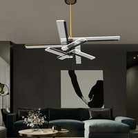 Nouvelle Suspension Créative pour Salon, Lustre Post-moderne en Acrylique pour Chambre et Salle à Manger, Luminaire Suspendu Minimaliste et Moderne