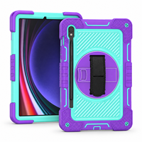 Étui de protection en silicone pour tablette PC avec support pivotant pour Samsung Galaxy Tab S10 Lite/S10 FE/S9 FE/S9 – Vente en gros