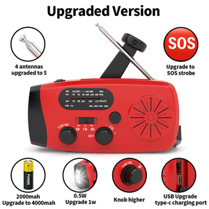 Kit de Supervivencia de Emergencia para Exteriores Alibaba, <span class=keywords><strong>Radio</strong></span> Solar con Manivela y Dinamo, con SOS, <span class=keywords><strong>Radio</strong></span> Meteorológica FM/AM/NOAA - Product Image 3
