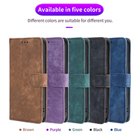 Étui portefeuille en cuir avec protection RFID, support de téléphone et fentes pour cartes pour Cricket Icon Plus 2026 / Icon 7 5G/AT&T Verge 2 SM333A
