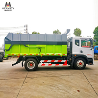 Camion de ramassage de déchets compressés scellés HEAVSTY 3950/4500, empattement 19 m³, boîte de vitesses manuelle, moteur diesel Euro 6 Dongfeng D9 4x2