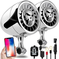 Système audio amplifié pour moto Harley de haute qualité, 4.1 canaux, 600W, en matériau ABS, avec radio multimédia, AUX, USB, fabriqué au Guangdong