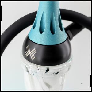 Cachimba árabe, Cachimba de un solo tubo de tamaño mediano de acero inoxidable ALPHAsstainless - Product Image 2