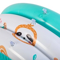 Piscine gonflable pour enfants en PVC à trois anneaux, piscine à bulles, pataugeoire pour bébé, piscine à balles pour la pêche et le jeu dans le sable