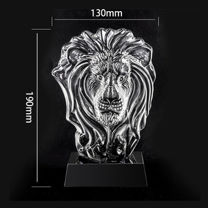 Trofeo de Cristal con Diseño de León LED, Estilo Iceberg, Grabado Personalizado, Hecho a Mano, Decoración Estilo Cine y Televisión, Venta al Por Mayor <span class=keywords><strong>2021</strong></span> - Product Image 4