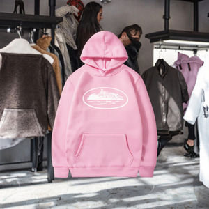 Sweat-shirt à capuche tendance en laine peignée, coupe ample, de la marque populaire transfrontalière Cortei, pour homme, 100% coton, automne 2026 - Product Image 2