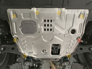 Pièces détachées automobiles 3D Protection de carter de moteur Couvercle de protection du châssis Plaque de protection en aluminium pour DFSK Glory IX7 Fengon 7 2020-2021 - Product Image 2