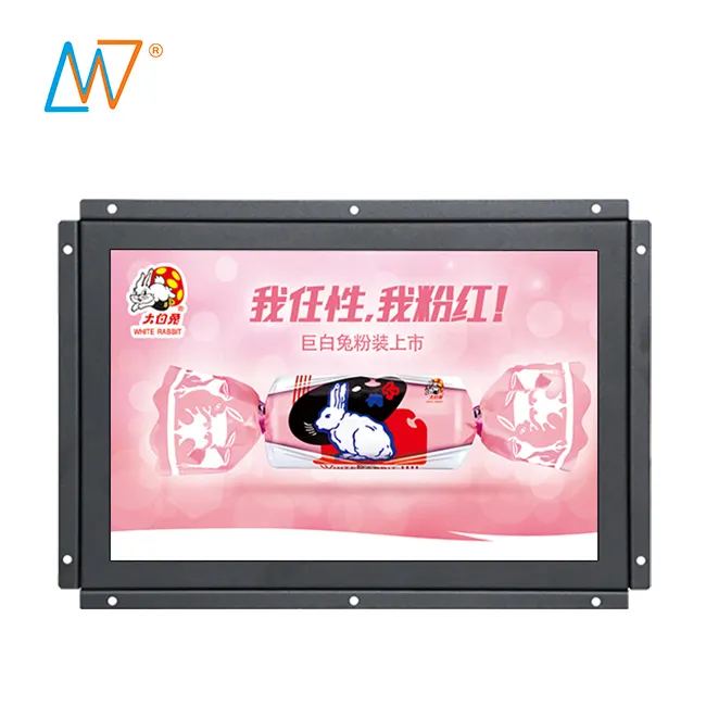 Alto Brilho de Luz Solar Legível Open Frame 10 12 15 Polegadas LED TV 1000 Nits Exibição do Monitor TFT LCD