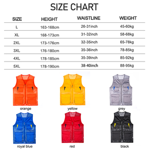 Verano fresco sin mangas bolsillos chaleco para mujeres ropa de trabajo duradera pesca chalecos transpirables senderismo moda chaleco hombres - Product Image 2