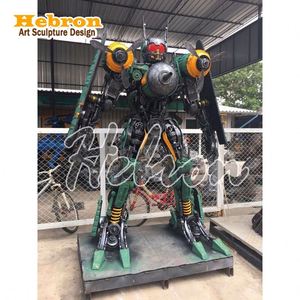 Robot Steampunk <span class=keywords><strong>de</strong></span> Hierro Forjado Personalizado <span class=keywords><strong>2022</strong></span>, Artesanía Metálica, Decoración <span class=keywords><strong>de</strong></span> Bar Estilo Antiguo, Escultura <span class=keywords><strong>de</strong></span> Robot Vintage <span class=keywords><strong>de</strong></span> Hierro - Product Image 1