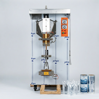 Machine de remplissage automatique de liquides commerciale en acier inoxydable, technologie de soudage
