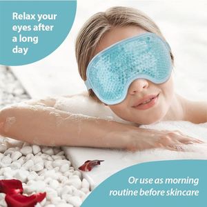 Produit le plus vendu 2026 Nouveau Masque oculaire en gel chaud et froid réutilisable pour les yeux gonflés – Vente en gros - Product Image 6