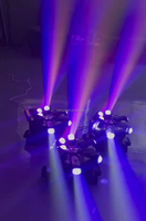 Disco 10X6W abeille oeil LED scène lumière Six têtes 6*30W faisceau mobile boîte de nuit effet stroboscopique DMX512 pour barre de fête