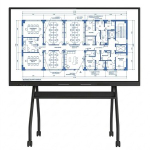 Pantalla Plana Interactiva de 86 Pulgadas 4K UHD, Pizarra Inteligente para Colaboración Remota con Grabación con un Clic y Soporte para Videollamadas - Product Image 1