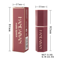 Offre Spéciale rouge à lèvres rouge brillant longue durée bavure soie-mat imperméable hydratant en forme de coeur conception personnalisée 6 couleurs
