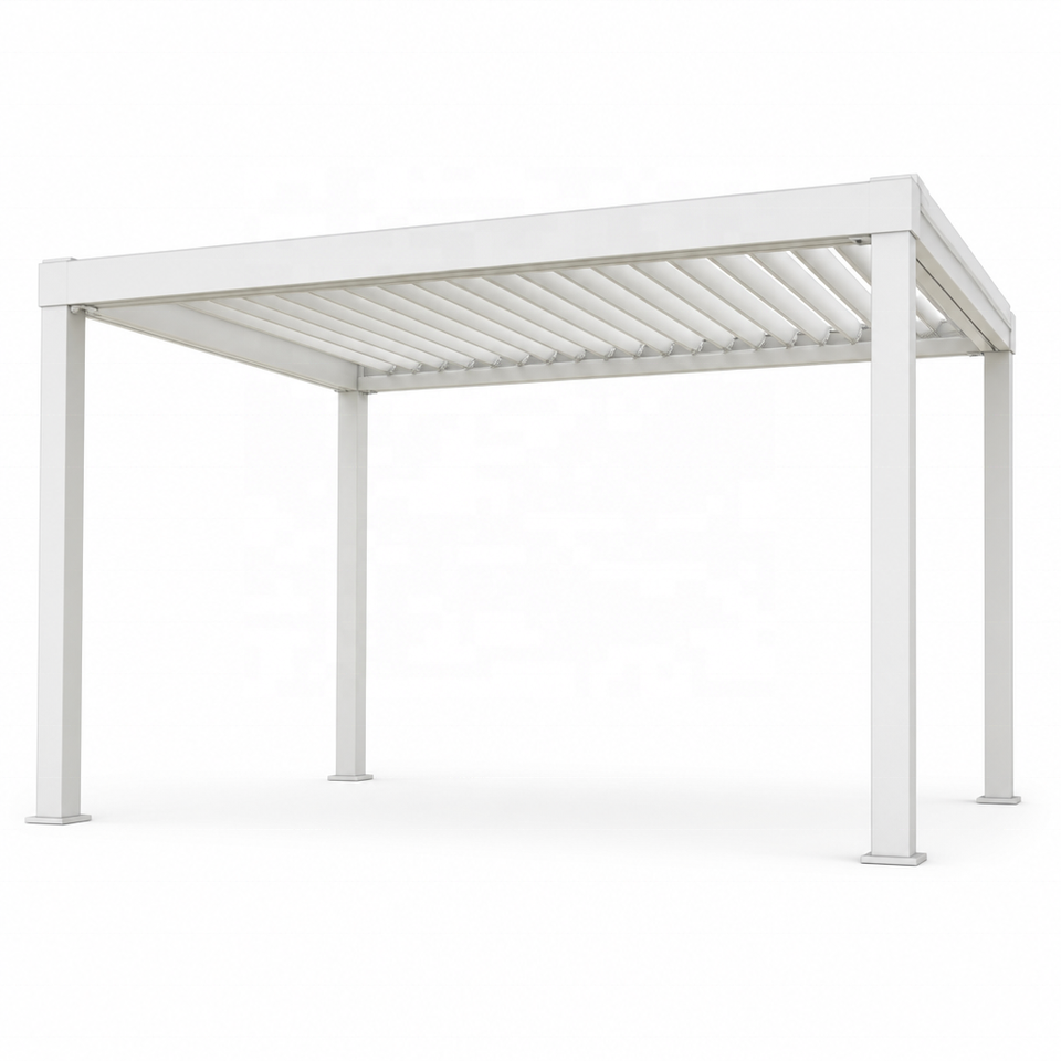 Outdoor Modern Motorized Aluminium Pergola Factory Directly Source Top ...