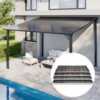 Tuile de toiture en aluminium à isolation thermique sur mesure, panneau de toiture en aluminium avec âme en PU et revêtement PVDF pour chambre froide, mur extérieur, atelier