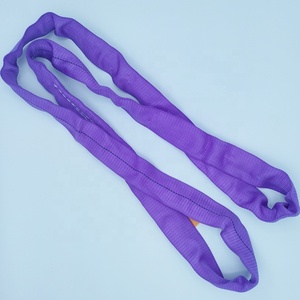 Sangles <span class=keywords><strong>de</strong></span> <span class=keywords><strong>levage</strong></span> souples rondes en polyester 1 tonne 1T sans fin, norme européenne EN1492-1:2000, légères, haute résistance, sécurité - Product Image 5