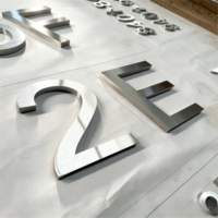 DakeSign Factory Wholesale Custom Stainless Steel Letter Sign IP65 Waterproof Corporate Project Car Outdoor Commercial Signboard