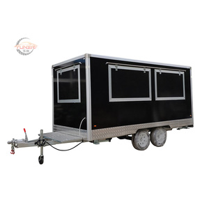 2023 populaire <span class=keywords><strong>magasin</strong></span> de nourriture de remorque de camion de hot-dog mobile et de burger avec réfrigération et extracteur - Product Image 6