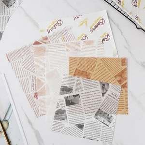 Papel de Envolver Desechable Ecológico Personalizado para Envasado de Alimentos, Recubierto de PE Antigrasa para Sándwiches, Hamburguesas, Galletas, Pan, Gelatina - Product Image 2