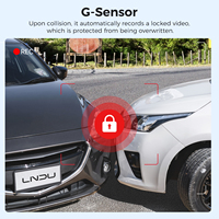 Caméra embarquée LNDU V100 avec Wifi, GPS Tracker pour voiture, caméra de tableau de bord, caméra de voiture, caméras vidéo