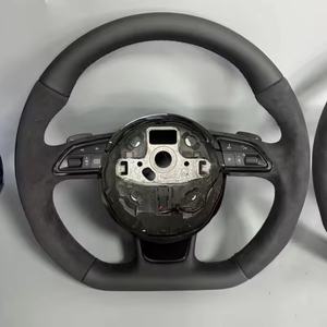 Volante Deportivo Completamente Perforado con Base Plana para <span class=keywords><strong>Audi</strong></span> A3 A4 A5 A6 A7 Q3 Q5 Q7 - Product Image 5