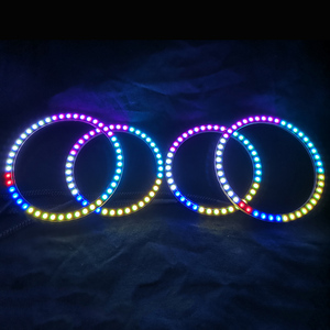 Popular 140mm redondo RGB persiguiendo anillos <span class=keywords><strong>de</strong></span> Halo <span class=keywords><strong>de</strong></span> Color fluido persiguiendo <span class=keywords><strong>Angel</strong></span> Eyes Light para Dodge Charger - Product Image 2