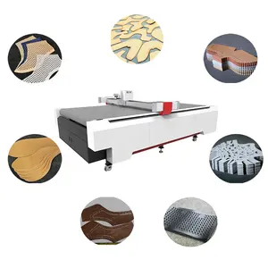 Hot sale automatic cowhide leather PU cutting machine