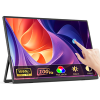 Monitor Externo Portátil Eimio de 21.5 Pulgadas FHD 1080P IPS Tipo-C, Segunda Pantalla Extensora para Laptop, para Trabajo de Oficina, Servicio OEM