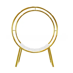 Moon Circle Mobilier de luxe pour événements Mariage Canapé de mariée Chaise de mariage