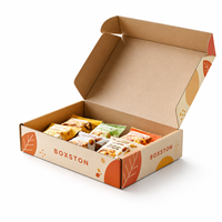 Boîte d'emballage alimentaire personnalisée en couleur pour beignets, vêtements, expédition, envoi postal, boîte cadeau, emballage de luxe pour la vente au détail