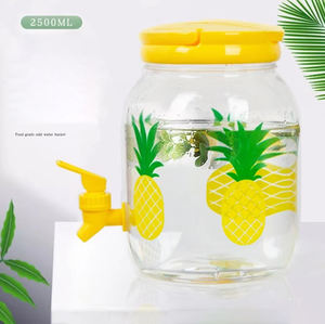DD2372 Pichet à jus et à eau portable en plastique écologique de 3,8 L avec robinet et infuseur à fruits, distributeur de boissons pour les fêtes - Product Image 2