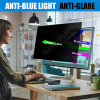 Filtre de confidentialité 43 "PC Monitor 942x529mm Anti-éblouissement Filtre d'écran de confidentialité Protection des yeux Protecteur d'écran